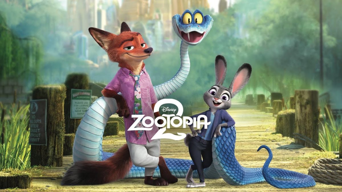 The cover for the official movie trailer, featuring main characters Judy Hopps, Nick Wilde and Gary De’Snake (@disney).