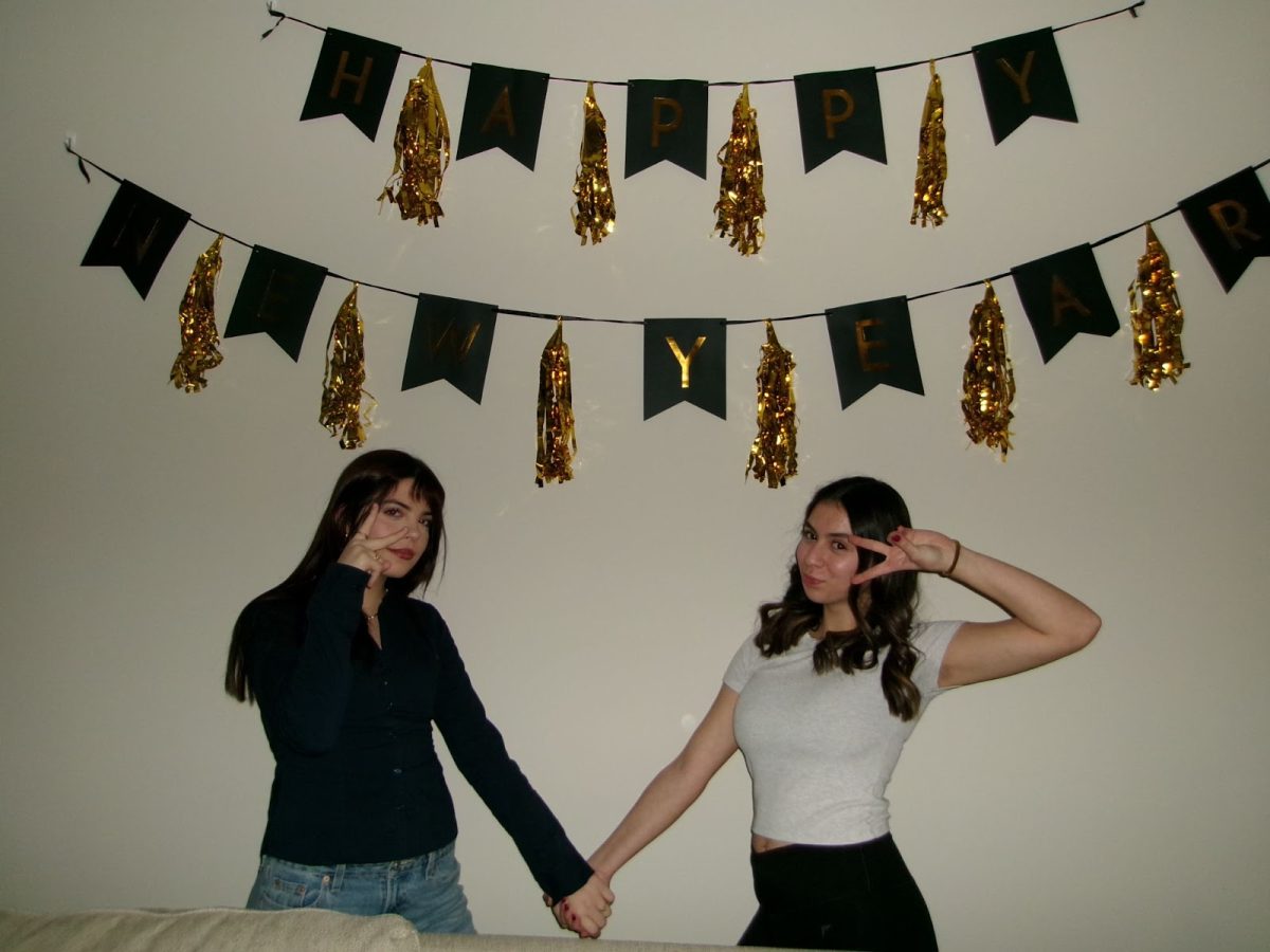 Freshman Gaby Ruiz celebrating new years with her friends (Gaby Ruiz).

