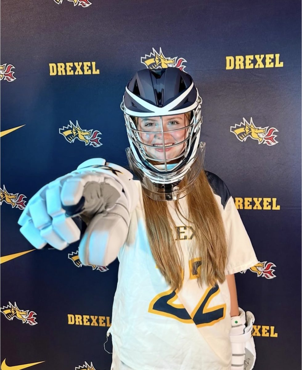 Madelyn Evans on her official visit at Drexel University (Madelyn Evans).