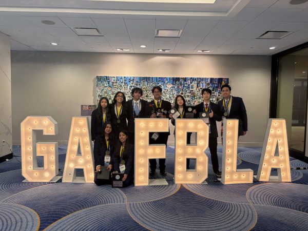 Nabhya Kumar and his friends at FBLA State Leadership Conference(Nabhya Kumar).