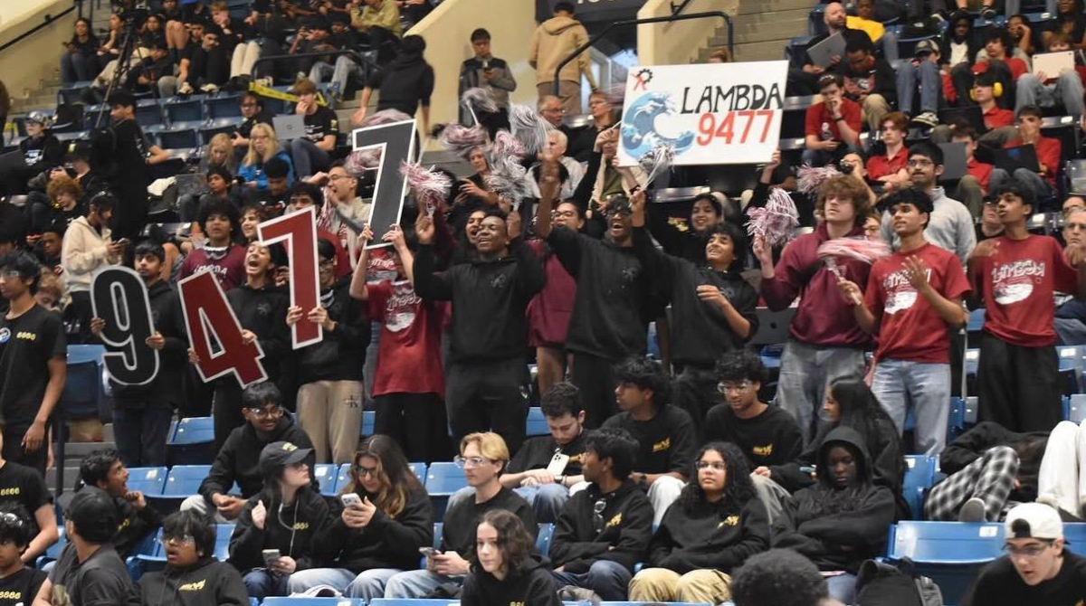 Team Lambda 9477 at the Albany Robotics Competition (Lambert Robotics).

