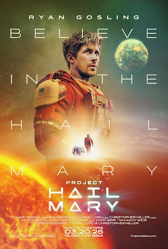“Project Hail Mary” starring Ryan Gosling and directed by Phil Lord and Chris Miller (IMDB).