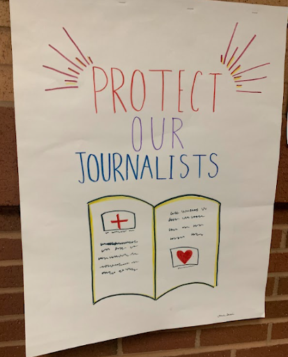 A poster that the IHL Club made to advertise their campaign (Sophie Borski).
